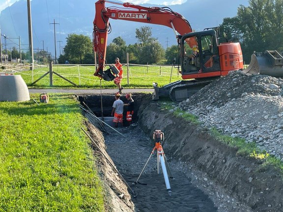 30.08.2022 Schacht versetzen